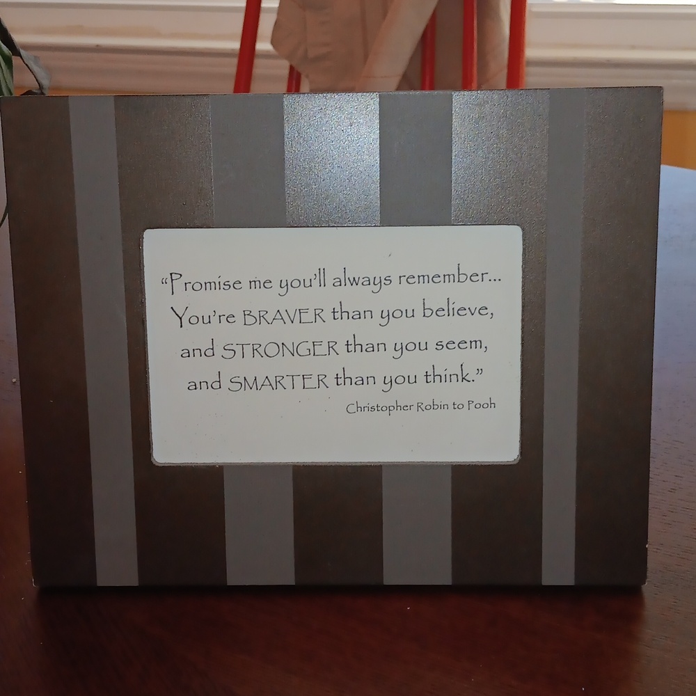 Christopher Robin quote framed